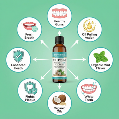 Pure Rinse™ Oil Pulling Treatment – Coconut & Mint
